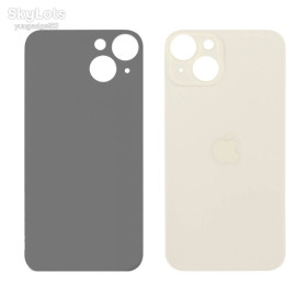 Корпуса на iPhone Корпуса на iPhone ^/--/^ Задня кришка APPLE iPhone 14 Starlight  (золотиста)  (великі отвори) ^_^^^ Задняя крышка APPLE iPhone 14 Starlight (золотистая) (большие отверстия) - фото фото фото