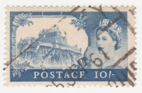 Великобританія Великобритания ^/--/^ Англия   1955 г..№ 280 а гашеная ^_^^^ Англія 1955 р. No 280 а гашена - фото фото фото