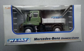 : Закордонні : Зарубежные ^/--/^ 1/43 Welly Mercedes Benz Unimog U /--/ 400 зелений ^_^^^ 1/43 Welly Mercedes Benz Unimog U /--/ 400 зеленый - фото фото фото
