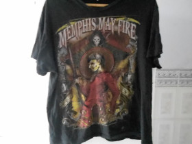 Футболки, майки Футболки, майки ^/--/^ Футболка &amp;quot;Memphis May Fire&amp;quot;  (100% cotton, L, India) б/у ^_^^^ Футболка &amp;quot;Memphis May Fire &amp;quot; (100% cotton, L, India) б/у - фото фото фото