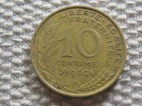 Франція Франция ^/--/^ Франция 10 сантимов 1969 года #3210 ^_^^^ Франція 10 сантимів 1969 року #3210 - фото фото фото
