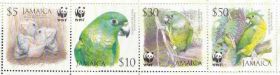 Острівні держави Островные государства ^/--/^ Ямайка 2006 WWF ЧЕРНОКЛЮВЫЙ ПОПУГАЙ ПЕВЧИЕ ПТИЦЫ ПОПУГАИ ОРНИТОЛОГИЯ ФАУНА Серия 4 /--/ м** MNH ^_^^^ Ямайка 2006 WWF ЧЕРНОКЛЮВИЙ ПОПУГАЙ ПІВЧІ ПТІКИ ПОПУГАЇ ОРНИТОЛОГІЯ ФАУНА Серія 4 /--/ М** MNH - фото фото фото