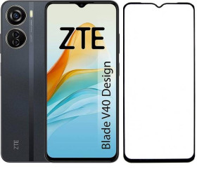 Чохли, бампера Чехлы, бампера ^/--/^ Захисне скло LUX для ZTE Blade V /--/ 40 Design чорний Full Сover Full Glue 0,3 мм ^_^^^ Защитное стекло LUX для ZTE Blade V /--/ 40 Design черный Full Сover Full Glue 0,3 мм - фото фото фото