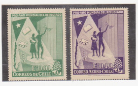Південна Америка Южная Америка ^/--/^ ЧИЛИ 1960 г.№ 566‑567 ** серия ^_^^^ ЧИЛИ 1960 р. No 566-567 ** серія - фото фото фото