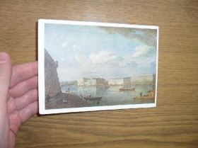 СРСР СССР ^/--/^ Вид Дворцовой набережной Худ.Ф.Алексеев 1951 /--/ г. ^_^^^ Вид Палацової набережної Худ.Ф. Алексєєв 1951 /--/ р. - фото фото фото