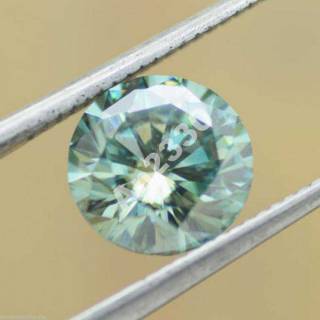 Діамант Бриллиант ^/--/^ Зелёно-голубой бриллиант 0,51 ct 5.40 мм VS /--/ 2 ^_^^^ Зелено-блакитний діамант 0,51 ct 5.40 мм VS /--/ 2 - фото фото фото