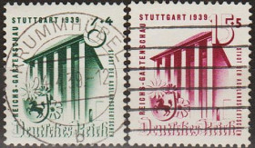 Третій Рейх (-) Третий Рейх (-) ^/--/^ 1939 - Рейх - Садова виставка в Штутгарті Mi.692-93 _9.0 € ^_^^^ 1939 - Рейх - Садовая выставка в Штутгарте Mi.692-93 _9.0 € - фото фото фото