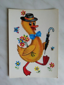 СРСР СССР ^/--/^ Гусенок_Худ.Болотовская 1982 /--/ г. ^_^^^ Гусенок_Худ. Болотовська 1982 /--/ р. - фото фото фото