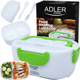 Інша техніка Другая техника ^/--/^ Ланч-бокс з підігрівом Adler AD 4474 Green — 1.1 л, 45 Вт, двокамерний ^_^^^ Ланч-бокс с подогревом Adler AD 4474 Green — 1.1 л, 45 Вт - фото фото фото