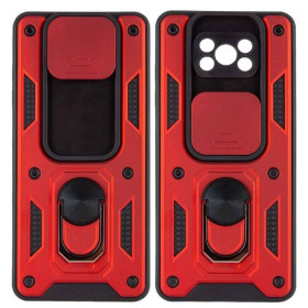 Чохли, бампера Чехлы, бампера ^/--/^ Чохол Fiji Camera Defence для Xiaomi Poco X /--/ 3 бампер із захистом камери та підставкою Red ^_^^^ Чехол Fiji Camera Defence для Xiaomi Poco X /--/ 3 бампер с защитой камеры и подставкой Red - фото фото фото