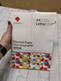 Папір Бумага ^/--/^ 5519 упаковка термопаперу Phomemo формату A /--/ 4 / Letter для портативних термопринтерів ^_^^^ 5519 упаковка термобумаги Phomemo формата A /--/ 4 / Letter для портативных термопринтеров - фото фото фото