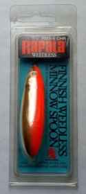 Воблери, принади Воблеры, приманки ^/--/^ Блесна незацепляйка Rapala Minnow Spoon RMS-6 CHR  (новая) ^_^^^ Незачіпляйка Rapala Minnow Spoon RMS-6 CHR (нова) - фото фото фото