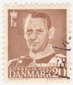 Балтійські країни Балтийские страны ^/--/^ Дания   1950 г. №  321 гашеная ^_^^^ Данія 1950 р. No 321 гашена - фото фото фото