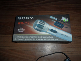 Мікрофони Микрофоны ^/--/^ радиомикрофон SONY WM-717 ^_^^^ радіомікрофон SONY WM-717 - фото фото фото