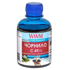 Чорнило Чернила ^/--/^ Чернила WWM CANON GI-490 200 /--/ г Cyan        ( C /--/ 49/C ) ^_^^^ Чорніла WWM CANON GI-490 200 /--/ г Cyan (C /--/ 49/C) - фото фото фото