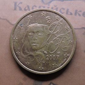 Франція Франция ^/--/^ Франция Франція 5 євро центів 2007 ^_^^^ Франция 5 евро центов 2007 - фото фото фото
