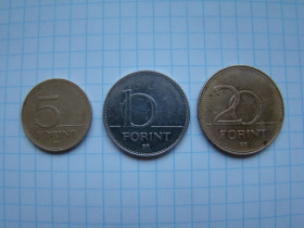 Угорщина Венгрия ^/--/^ 5, 10, 20 форинтов, Венгрия  (см.описание). ^_^^^ 5, 10, 20 форинтів, Угорщина (див. опис). - фото фото фото