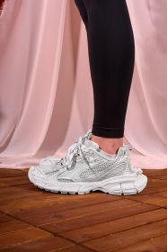 Кросівки Кроссовки ^/--/^ Balenciaga 3 XL White Silver  ^_^^^ Balenciaga 3 XL White Silver - фото фото фото