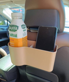 Автокрісла Автокресла ^/--/^ Органайзер на сиденье в авто Snug, бежевый ^_^^^ Органайзер на сидіння в авто Snug - фото фото фото