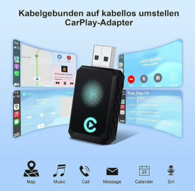 Автомагнітоли Автомагнитолы ^/--/^ Бездротовий адаптер CarPlay Letitwell Q /--/ 1 /--/ S для автомобілів. ^_^^^ Беспроводной адаптер CarPlay Letitwell Q /--/ 1 /--/ S для автомобилей. - фото фото фото