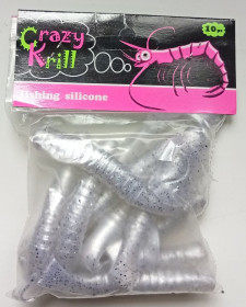 Воблери, принади Воблеры, приманки ^/--/^ Силиконовые приманки Crazy Krill №2  (10 штук)  (новые) ^_^^^ Силіконові приманки Crazy Krill No /--/ 2 (10 штук) (нові) - фото фото фото
