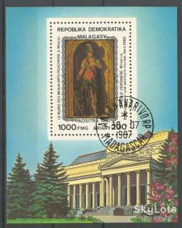 Мистецтво Искусство ^/--/^ Мадагаскар 1987 искусство живопись Веронезе Mi блок 72 ^_^^^ Мадагаскар 1987 — живопис Веронезе Mi блок 72 - фото фото фото