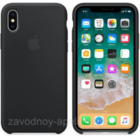Чохли, бампера Чехлы, бампера ^/--/^ IPhone X XS 10 Чехол черный Silicone Case (Black) ^_^^^ IPhone XS 10 Чехол чорний Silicone Case (Black) - фото фото фото