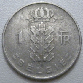 Бельгія Бельгия ^/--/^ Бельгія 1 франк 1952 року Belgie 42541 ^_^^^ Бельгия 1 франк 1952 года Belgie 42541 - фото фото фото