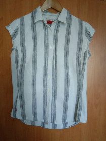 Блузки, сорочки Блузки, рубашки ^/--/^ Рубашка безрукавка Levi Strauss&amp;Co 44-46 /--/ р. ^_^^^ Сорочка безрукавка Levi Strauss&amp;Co 44-46 /--/ р. - фото фото фото