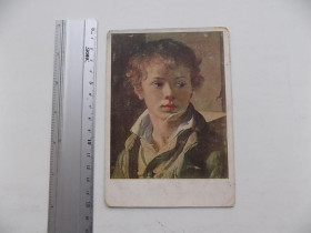 СРСР СССР ^/--/^ Открытка Портрет сына художника Худ. Тропинин 1933 г. ^_^^^ Портрет сина художника Худ. Тропінін 1933 - фото фото фото