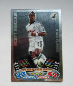 Інше Другое ^/--/^ СЕРЕБРЯНАЯ футбольная карточка MATCH ATTAX 2011-2012 Premier League  Ф.К. Swansea City  ^_^^^ Срібна футбольна картка MATCH ATTAX 2011-2012 Premier League Ф.К. Swansea City - фото фото фото