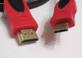 Кабелі, адаптери Кабели, адаптеры ^/--/^ Кабель mini HDMI - HDMI 1,5 /--/ м + ферритовые кольца ^_^^^ Кабель mini HDMI - HDMI 1,5 /--/ м + феритові кільця - фото фото фото