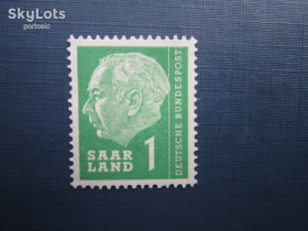 Інше Другое ^/--/^ Марка Германия ФРГ Саар 1957 Президент Теодор Хойсс 1 фр гаш ^_^^^ Марка Німеччина ФРН Саар 1957 Президент Теодор Хойсс 1 фр гаш - фото фото фото