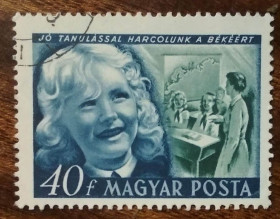 Угорщина Венгрия ^/--/^ Венгрия День ребенка 1950 ^_^^^ Угорщина День дитини 1950 - фото фото фото