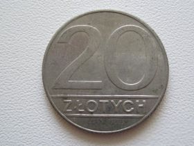 - року - года ^/--/^ Польша 20 злотых 1990 года #10451 ^_^^^ Польща 20 злотих 1990 #10451 - фото фото фото