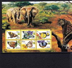 Фауна Фауна ^/--/^ NM Фауна . Гамбия 1999 г MNH - блок ^_^^^ NM Фауна . Гамбія 1999 р MNH - блок - фото фото фото