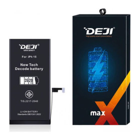 Акумулятори Аккумуляторы ^/--/^ Адаптивная батарея (3520 mAh) для iPhone 15 (DEJI)  Руспознается iOS как оригинал  Не требует прошив ^_^^^ Адаптивна батарея (3520 mAh) для iPhone 15 (DEJI) Руспознается iOS як оригінал Не вимагає прошив - фото фото фото