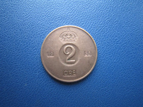 Швеція Швеция ^/--/^ Монета 2 ере Швеція 1953 ^_^^^ Монета 2 эре Швеция 1953 - фото фото фото
