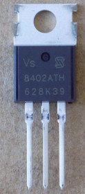 Транзистори Транзисторы ^/--/^ Транзистор VS /--/ 8402 /--/ ATH 8402 /--/ ATH VGSEMI корпус TO-220 /--/ AB - фото фото фото