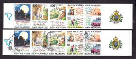 Малі Держави Європи Малые Государства Европы ^/--/^ Сан Марино  1992 г  г  MNH - СГ -  2 /--/ а буклета  / 2 а скана ^_^^^ Сан Марино 1992 р MNH - СГ - 2 /--/ а буклета / 2 а скана - фото фото фото