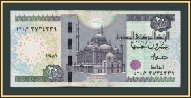 Єгипет Египет ^/--/^ Египет 20 фунтов 2024 P-74  (74 /--/ h) UNC ^_^^^ Єгипет 20 фунтів 2024 P-74 (74 /--/ h) UNC - фото фото фото