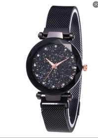 Інше Другое ^/--/^ 51206  Женские наручные часы Starry Sky Watch на магнитной застёжке , черные          (Требует замену батарейки и мелкие царапины )  ) ^_^^^ 51206 Жіночі наручний годинник Starry Sky Watch на магнітній застібці, чорні (Вимагає заміну батарейки і дрібні подряпини) - фото фото фото