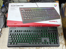 Клавіатури Клавиатуры ^/--/^ Игровая клавиатура с подсветкой RGB HyperX Alloy Core RGB Membrane Gaming USB № 26210409 ^_^^^ Ігрова клавіатура з підсвічуванням RGB HyperX Alloy Core RGB Membrane Gaming USB No 26210409 - фото фото фото