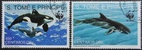 Інше Другое ^/--/^ Сент Томе WWF Морская Фауна Косатка 1992 ^_^^^ Сент-Томе WWF Морська Фауна Косатка 1992 - фото фото фото