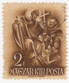 Угорщина Венгрия ^/--/^ Венгрия 1938 г. № 578 гашеная ^_^^^ Угорщина 1938 р. No 578 гашена - фото фото фото