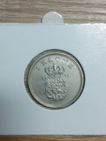Данія Дания ^/--/^ Данія 1 крона 1971 ^_^^^ Дания 1 крона 1971 - фото фото фото