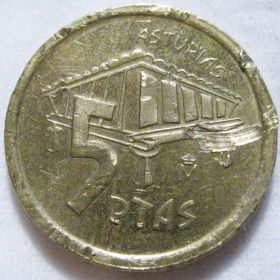 Іспанія Испания ^/--/^ Іспанія 5 песет 1995 року #6 /--/ П /--/ 1912 ^_^^^ Испания 5 песет 1995 года #6 /--/ П /--/ 1912 - фото фото фото