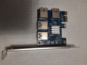 Інше Другое ^/--/^ Плата расширения для райзеров видеокарт PCI-E 1 /--/ х на 4 /--/ х порта ^_^^^ Плата розширення для райзерів відеокарт PCI-E 1 /--/ х на 4 /--/ х порту - фото фото фото