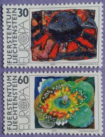 Малі Держави Європи Малые Государства Европы ^/--/^ Лихтенштейн 1975 Европа СЕРТ искусство живопись Mi 623-624 MNH ^_^^^ Ліхтенштейн 1975 Європа СЕРТ мистецтво живопис Mi 623-624 MNH - фото фото фото