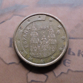 Іспанія Испания ^/--/^ Испания Іспанія 1 євро цент 2003 ^_^^^ Испания 1 евро цент 2003 - фото фото фото